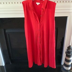 J Jill red dress size XL